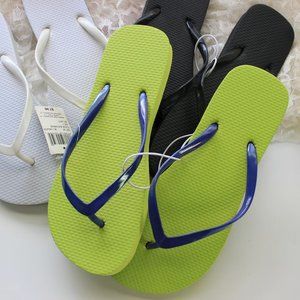 Summer Women flip flops Size 6 - Bundle of 3 pairs